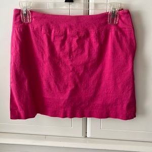 Bright pink skort